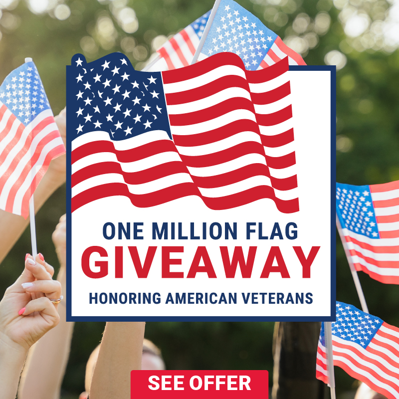 One Million Flag Giveaway