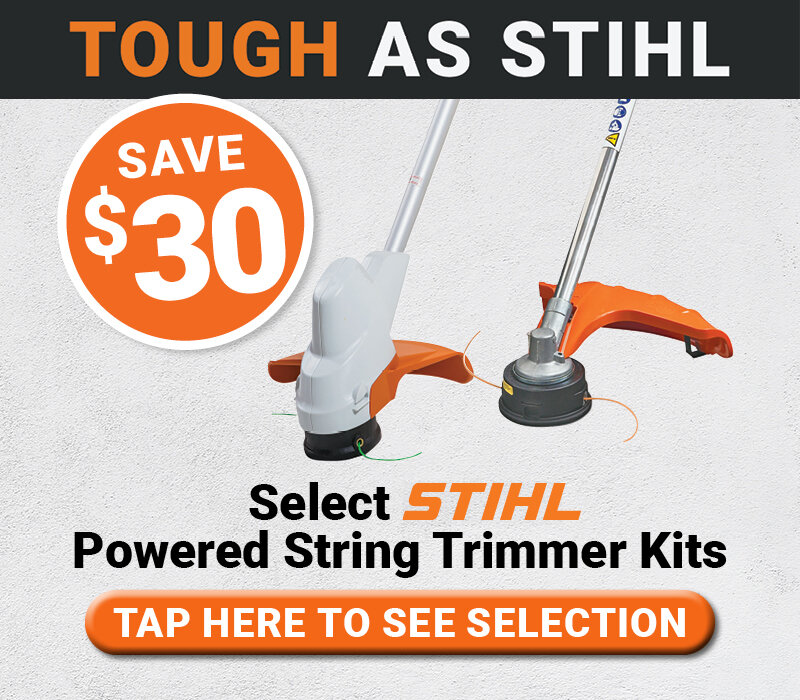 Save $30 on Select STIHL Products
