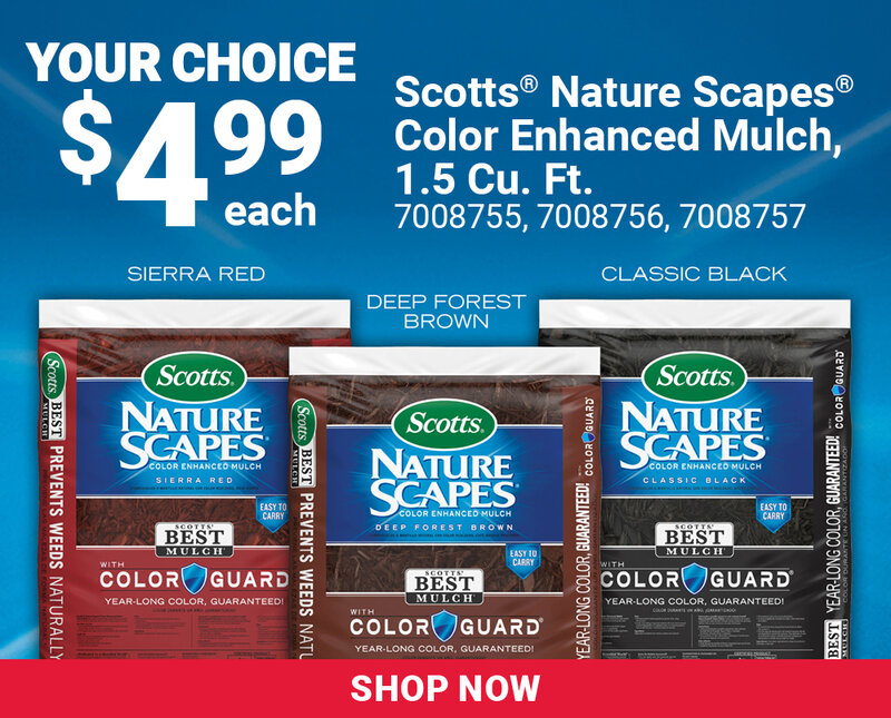 Scotts® Nature Scapes® Color Enhanced Mulch - Memorial Event Pricing
