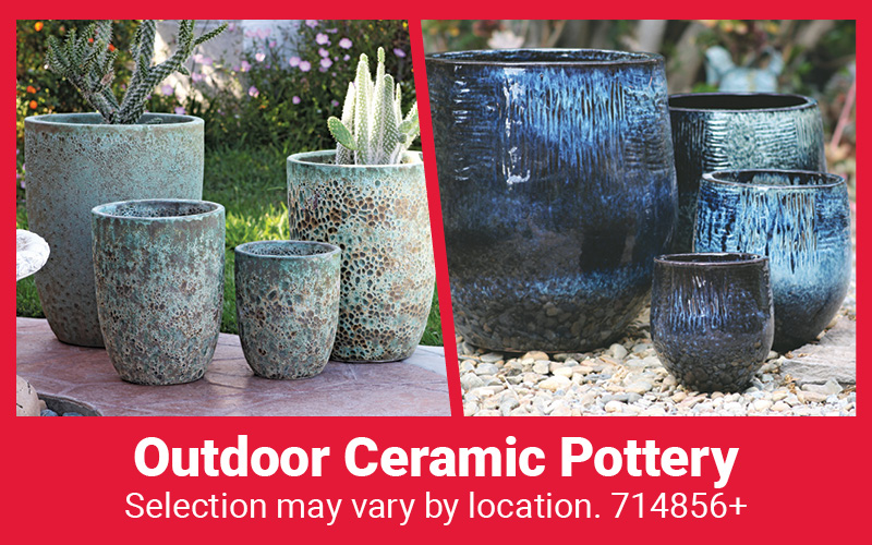 Outdoor Ceramic Pottery