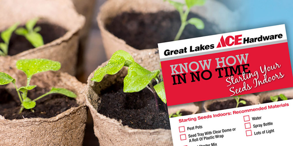 Starting Your Seeds Indoors Great Lakes Ace Hardware Store