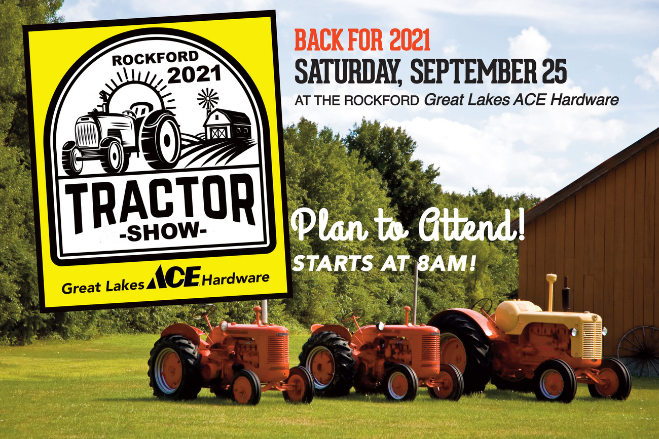Rockford, MI Tractor Show - Great Lakes Ace Hardware Store