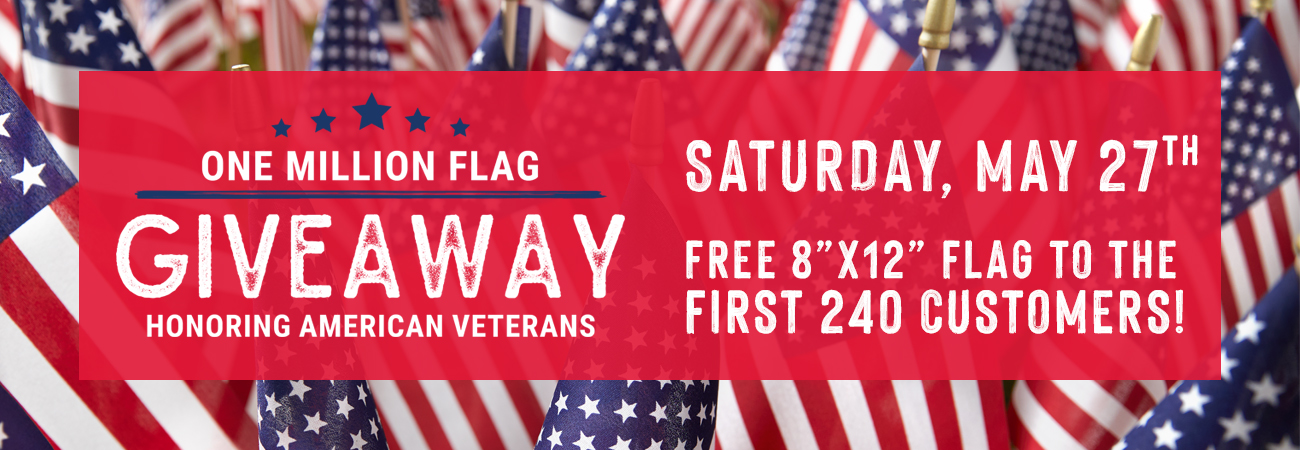 One Million Flag Giveaway!  - Great Lakes Ace Hardware Store Header