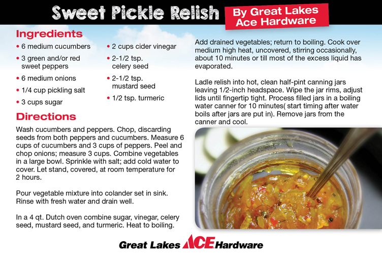 Sweet Pickle Relish