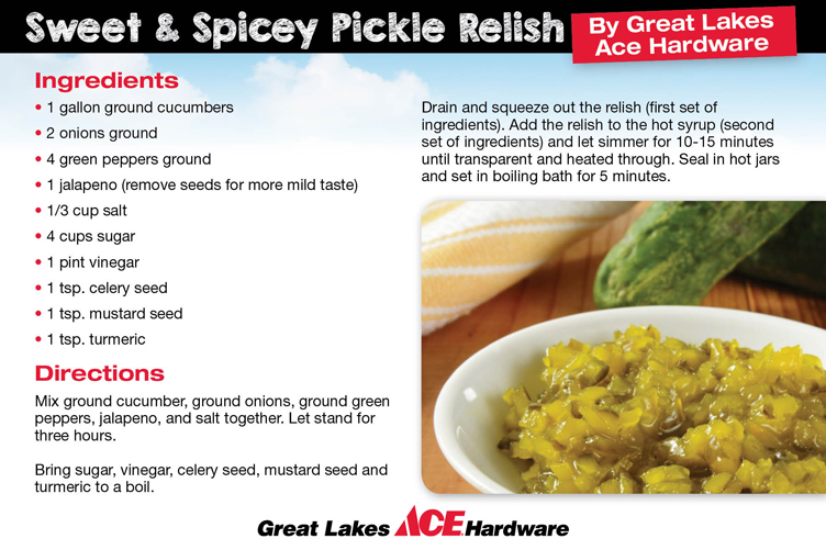 Sweet & Spicy Pickle Relish
